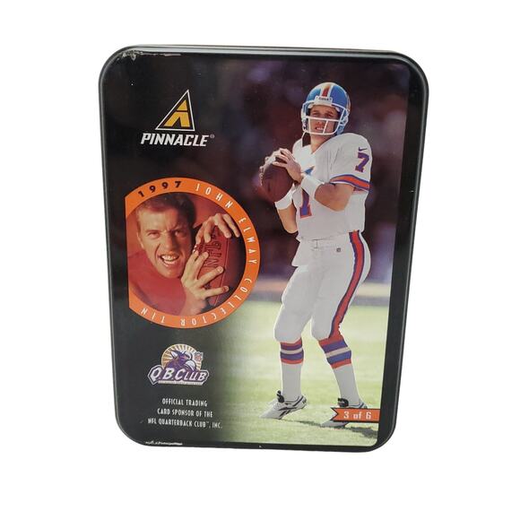 John Elway 1997 Pinnacle Score 150 Football Card Quarterback Collectible Tin - Picture 2 of 11